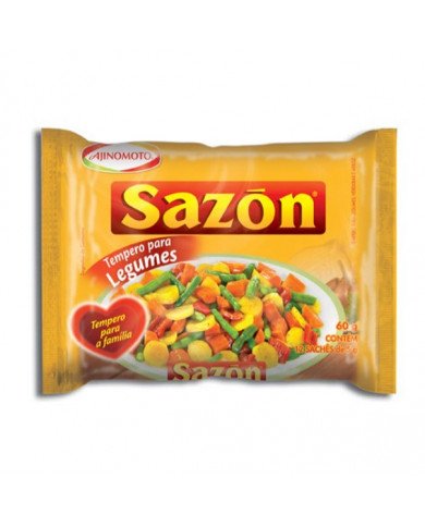 SAZON TEMPERO PRONTO LEGUMES 60G  – AJINOMOTO
