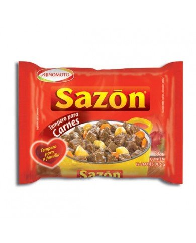 SAZON TEMPERO PRONTO CARNE 60G  – AJINOMOTO