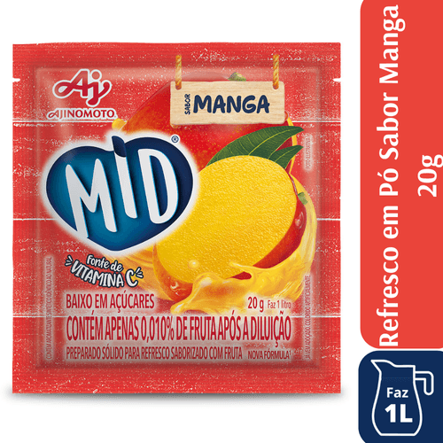 MID REFRESCO EM PÓ 25G -MANGA – AJINOMOTO