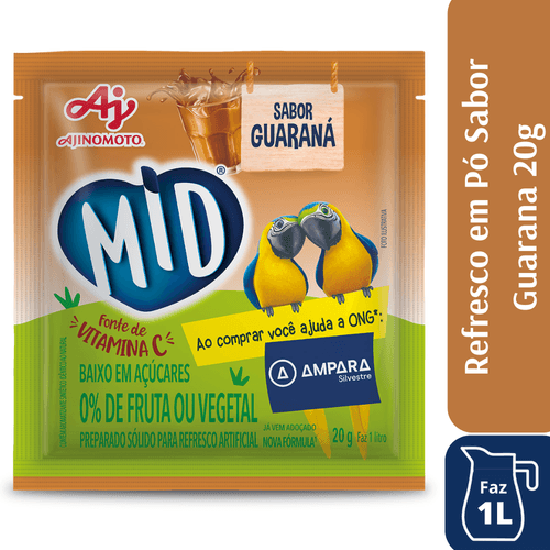 MID REFRESCO EM PÓ 25G – GUARANA – AJINOMOTO