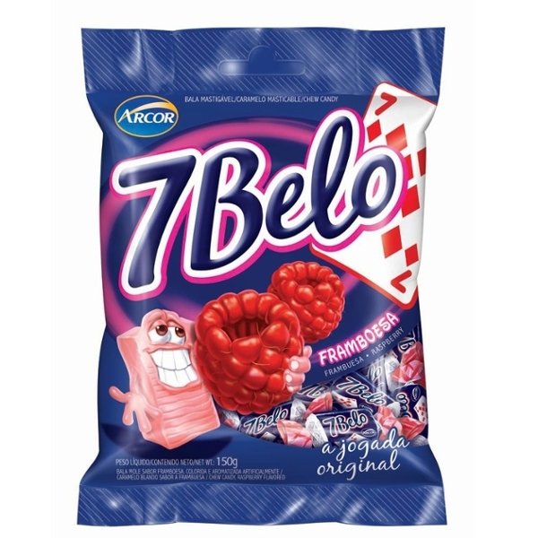 BALA 7 BELO FRAMBOESA 100G – ARCOR