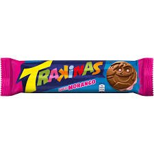 BISCOITO TRAKINAS MORANGO 126G  – TRAKINAS