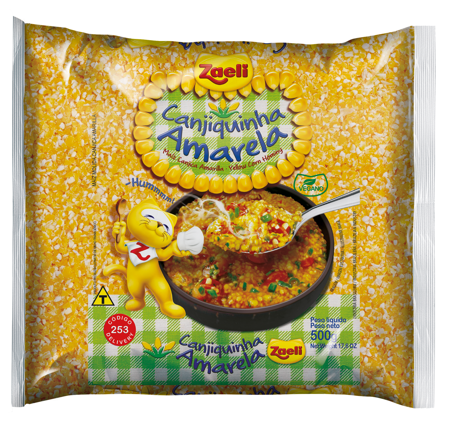 CANJIQUINHA (QUIR) AMARELA ZAELI 500GR  – ZAELI