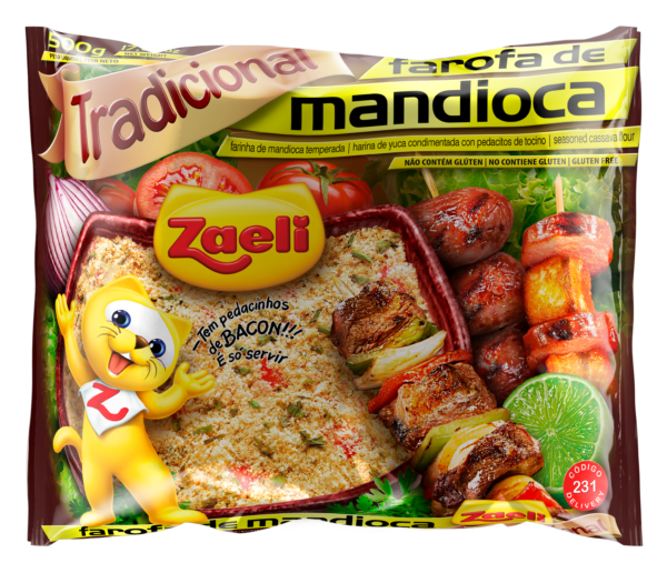FAROFA ZAELI MANDIOCA TRADICIONAL 500G  - ZAELI