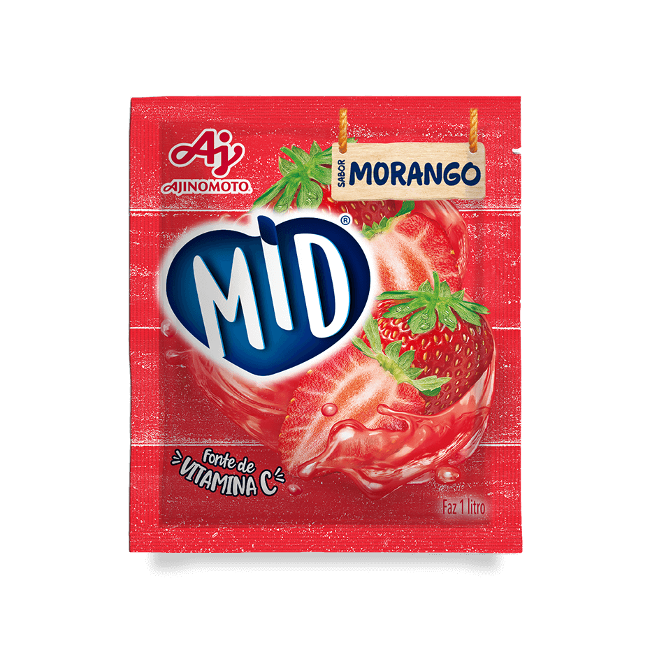 MID MORANGO – REFRESCO EM PÓ 20G x 15 UN
