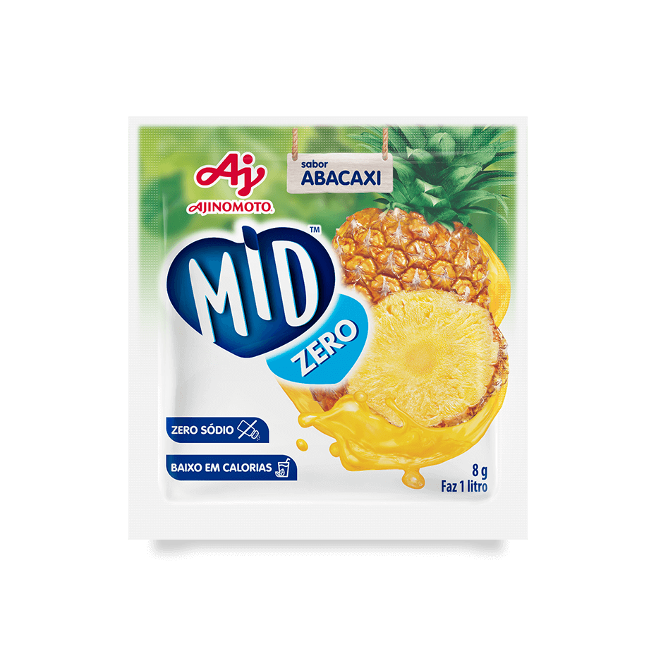 MID ZERO ABACAXI – REFRESCO EM PÓ 20G X 15UN