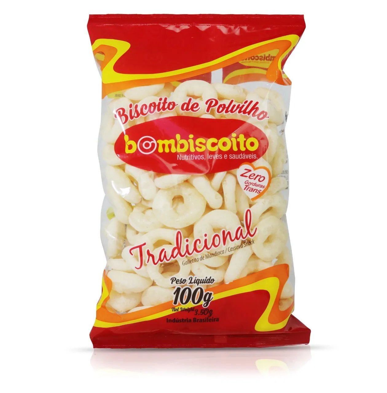 BISCOITO DE POLVILHO TRADICIONAL BOMBISCOITO 100GR