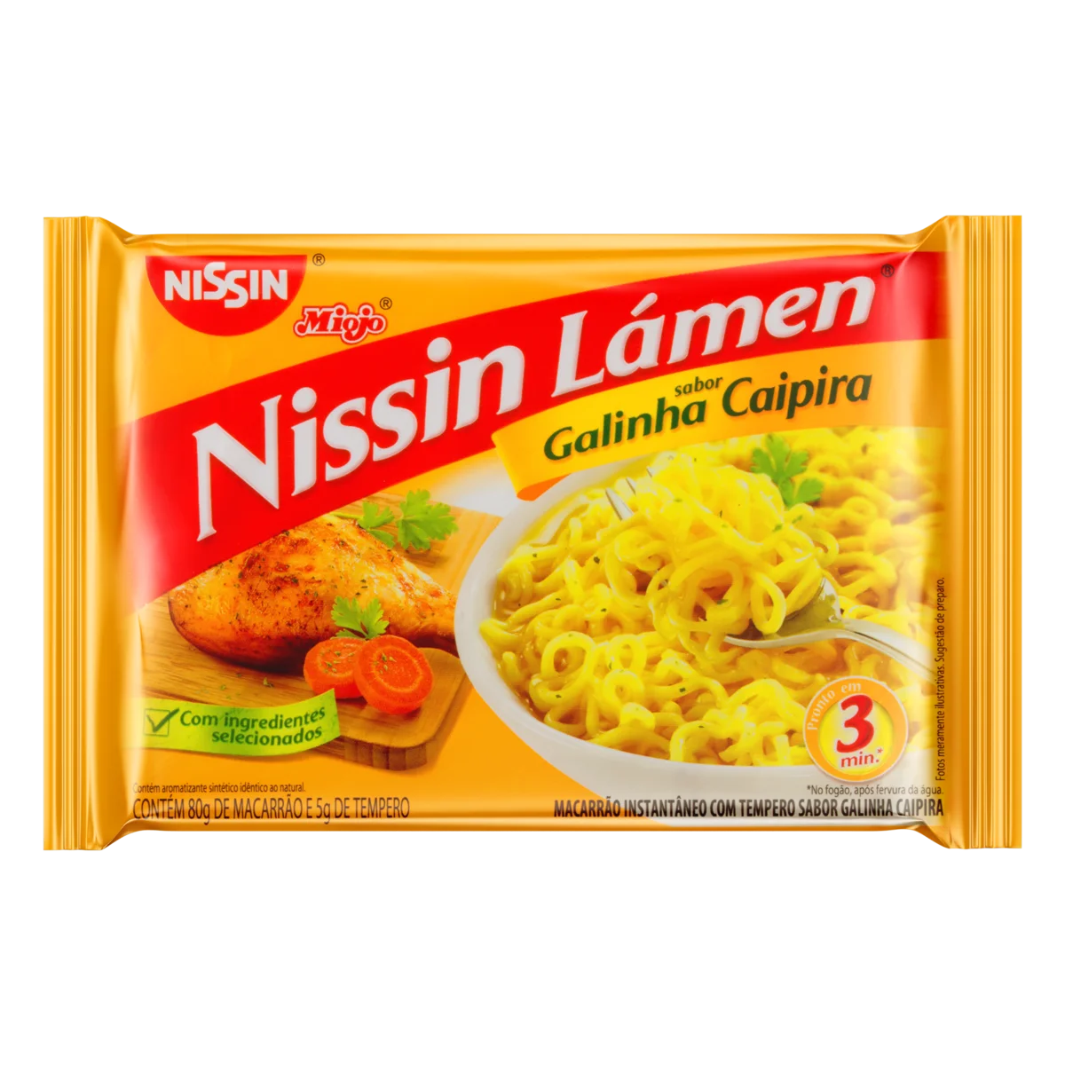 NISSIN LAMEN SABOR GALINHA CAIPIRA 85g