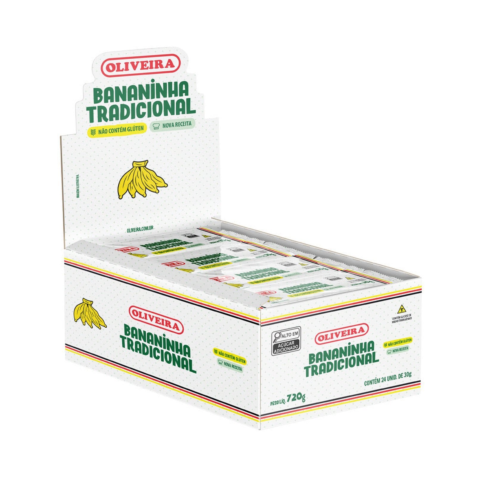 BANANINHA CREMOSA CLÁSSICA OLIVEIRA DP 24UN X 30GR