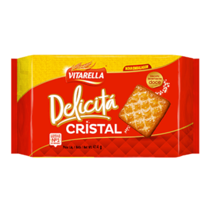 BOLACHA DELICITA CRISTALIZADA VITARELLA 414G