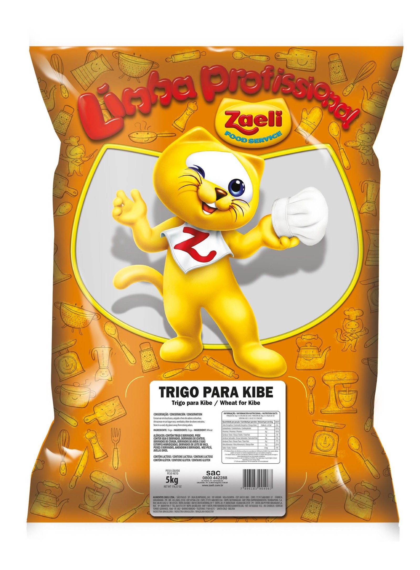 TRIGO PARA KIBE ZAELI 5KG